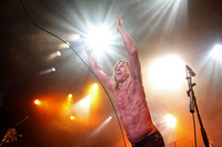 May 2009, New York, N.Y. - Iggy Pop performs during the Road Recovery benefit concert at the Nokia Theater.