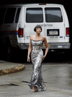 March 2007, New York, N.Y. - Supermodel Naomi Campbell leaves the Department of Sanitation Manhattan District 3 Garage after finishing her final day of community service.  Campbell was given five days of cleanup duty after pleading guilty to misdemeanor assault for throwing a cell phone at her maid over a pair of missing jeans.