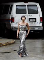 March 2007, New York, N.Y. - Supermodel Naomi Campbell leaves the Department of Sanitation Manhattan District 3 Garage after finishing her final day of community service.  Campbell was given five days of cleanup duty after pleading guilty to misdemeanor assault for throwing a cell phone at her maid over a pair of missing jeans.
